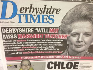 No love lost: Thatcher reviled in the north of England also in death